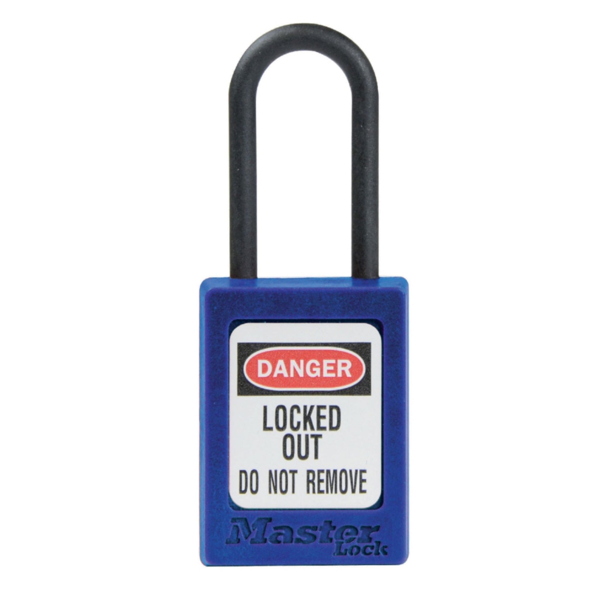 Master Lock S32BLU Blue Blue Dielectric Zenex Thermoplastic Padlock - The Lock Source