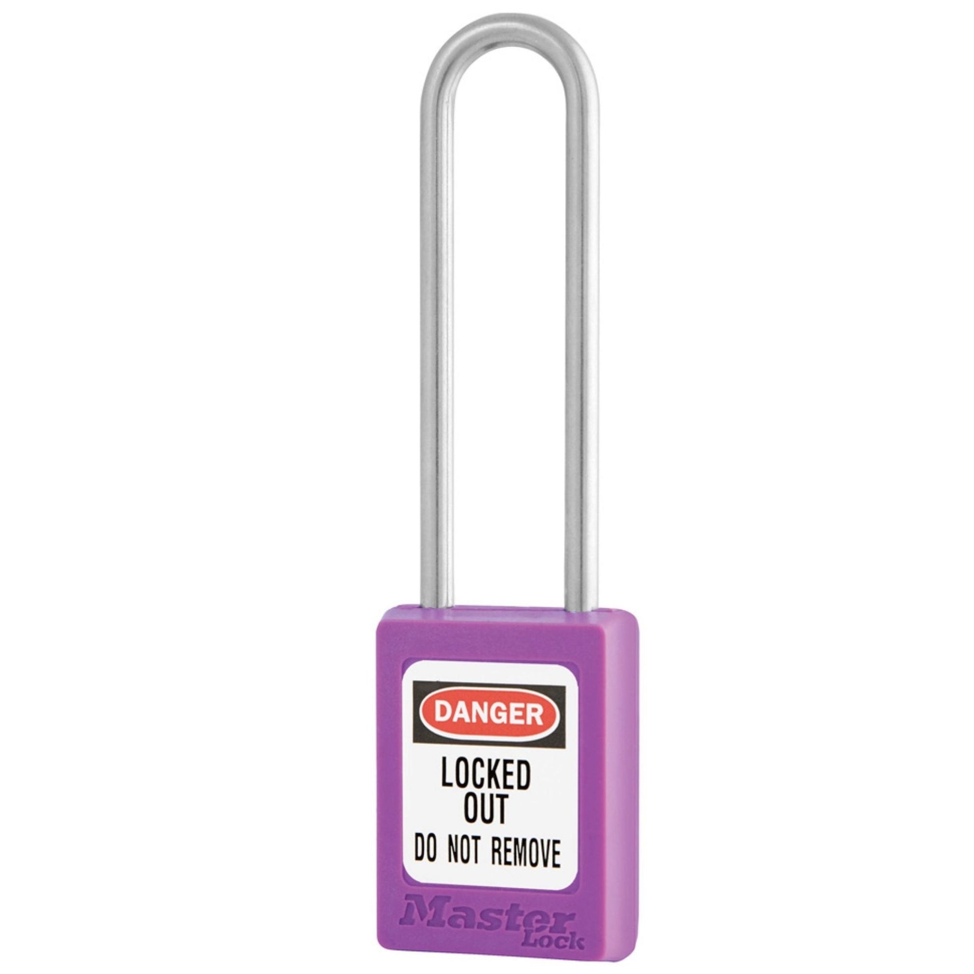 Master Lock S33KALTPRP Purple Safety Lock Thermoplastic Padlocks Keyed Alike with 3-Inch Stainless Steel Shackle - The Lock Source
