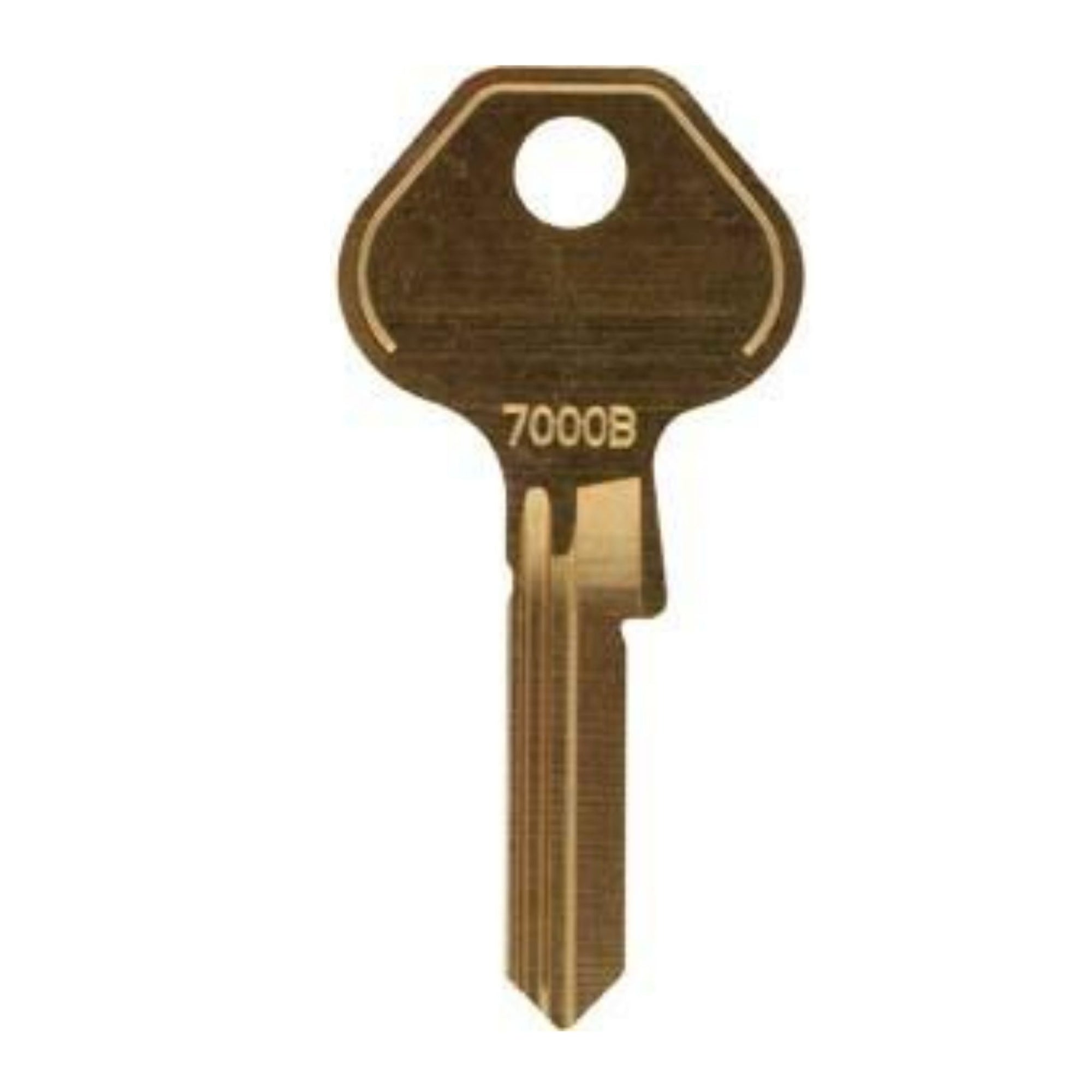 Master Lock K7000 2001 Cut Key for W7000 Hockey Puck Lock Padlocks - The Lock Source