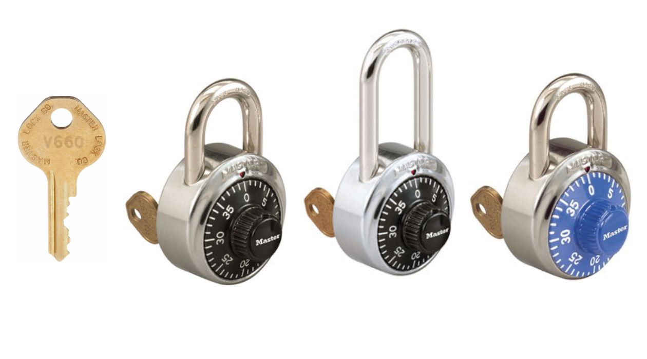 Master Lock K1525 Cut Keys for 1525, 1525LF & 1525LH Locker Padlocks ...