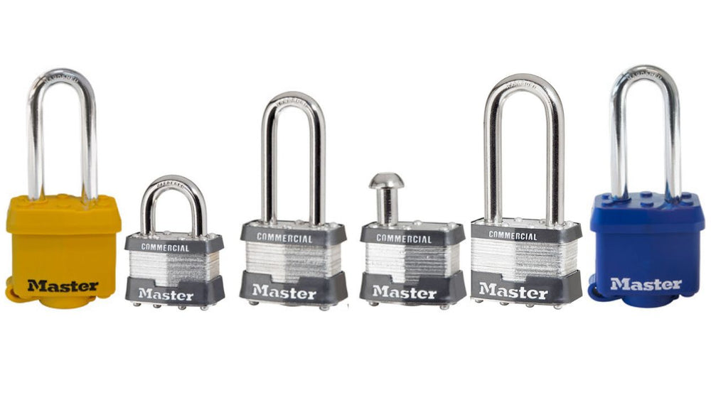 Master Lock Laminated Steel Series Padlocks With All Available W1 Keys ...