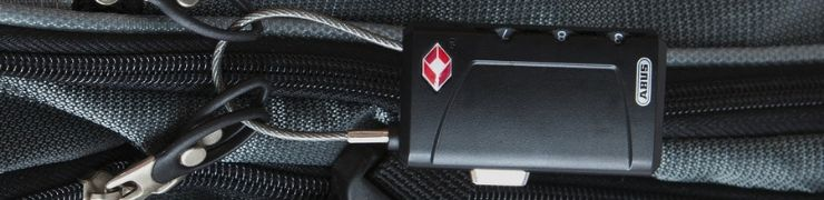thumbnail image 2 of ABUS 147TSA Official TSA Combination Padlock – 33mm – Black Luggage Lock 2 of 6