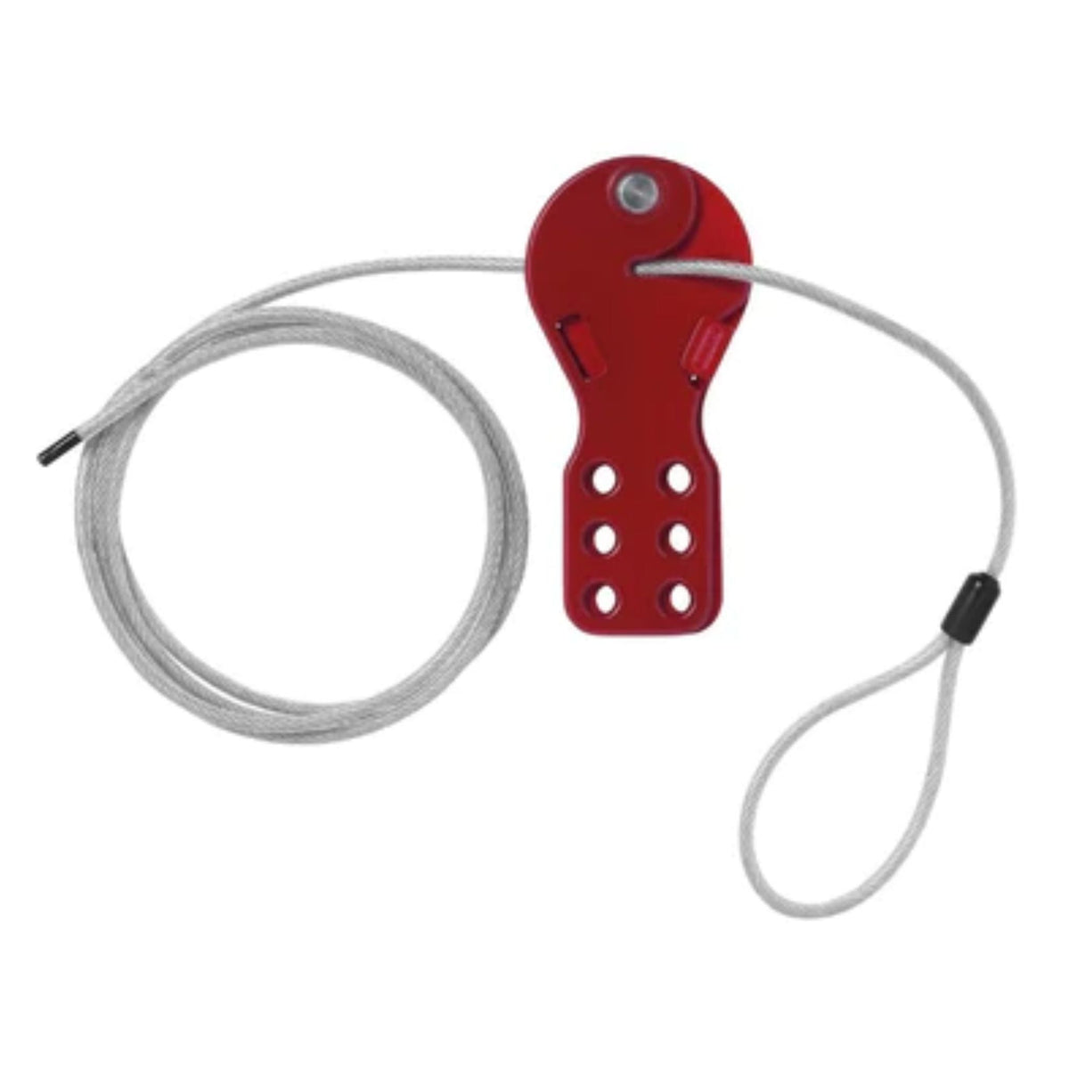 The Abus C556 (00356) Standard 6-Foot Cable Gets Pulled Through Like a Lasso Around a Counterpoint, Tightened and Fixed to the Loop With the Body - The Lock Source