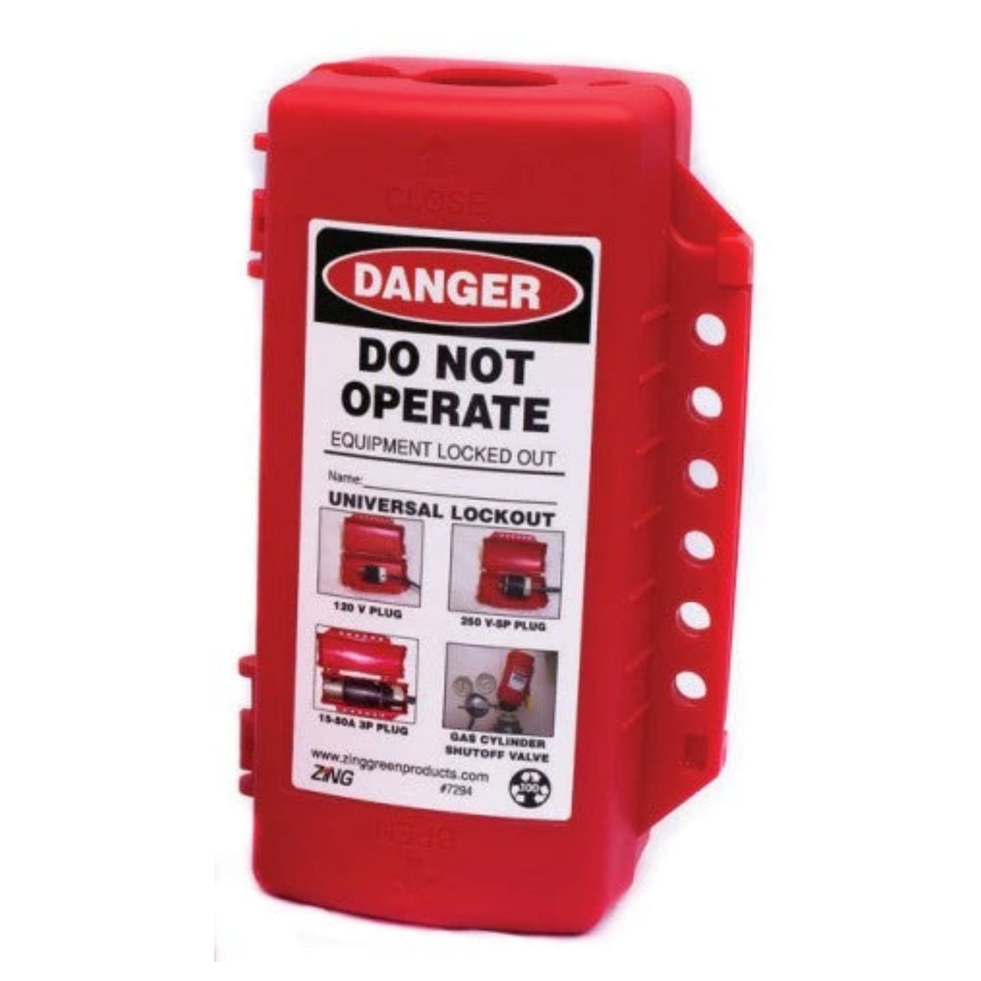 The Abus 00457 Universal Plug Forklift and Cylinder Lockout Device Locks a Wide Range of Electric and Gas-Powered Systems - The Lock Source