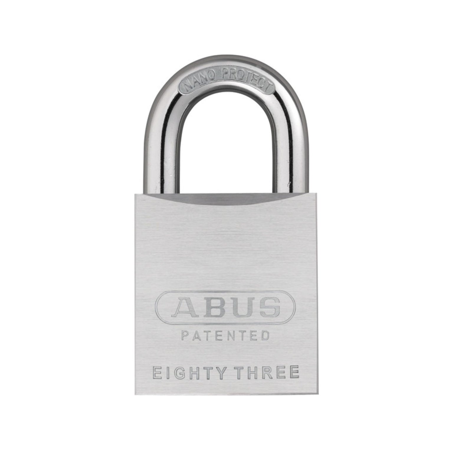 Abus 83/50 Steel Padlock With Custom 1-Inch Alloy Shackle - The Lock Source