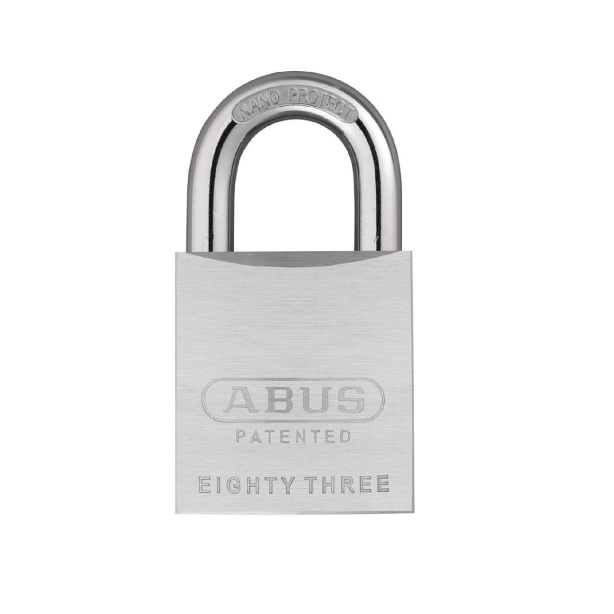 Abus 83/50 Steel Padlock With Custom 1-Inch Alloy Shackle - The Lock Source
