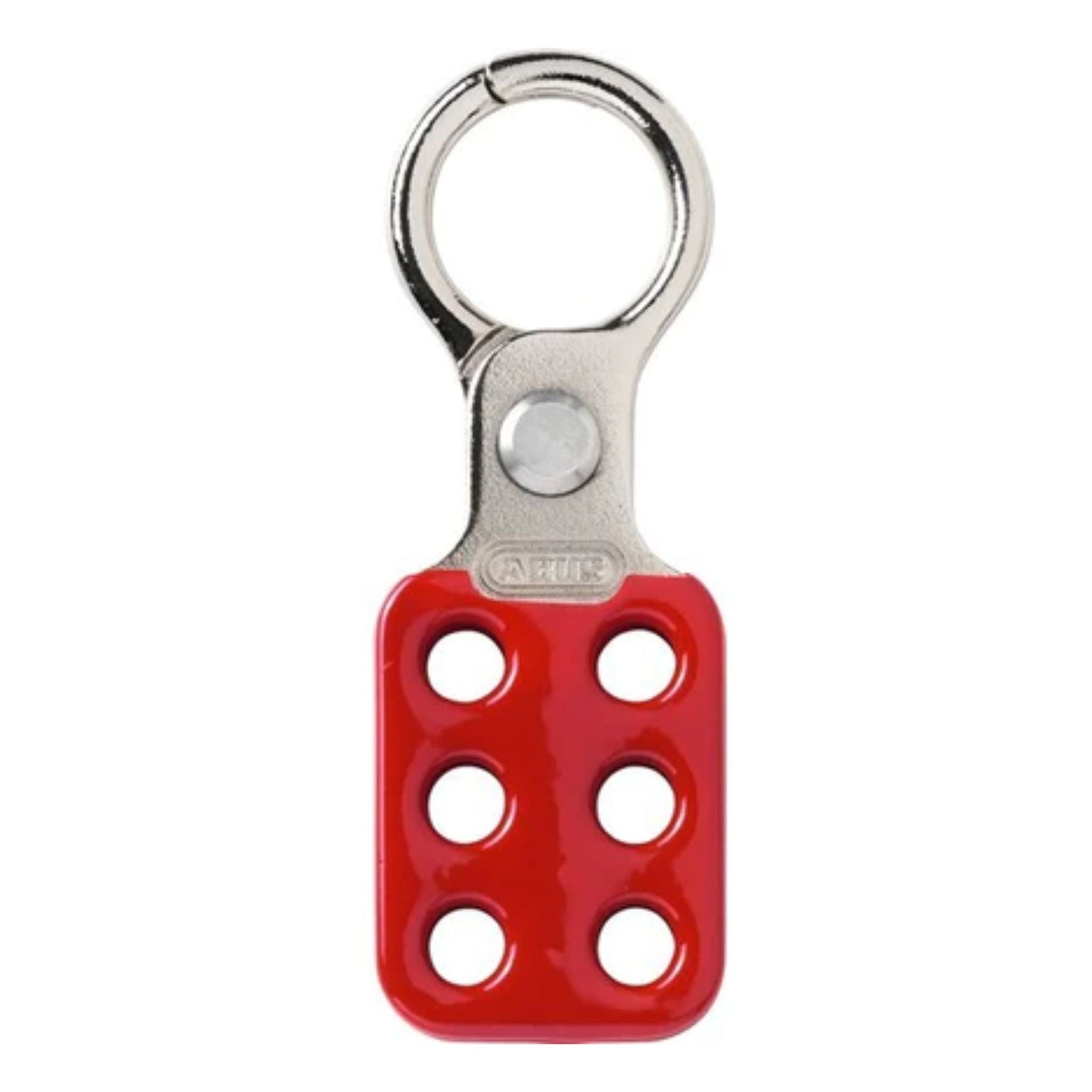 Abus AL0701 751 (00302) 1-Inch Aluminum Safety Lockout Hasp Holds up to 6 Padlocks With 1" Opening Diameter - The Lock Source