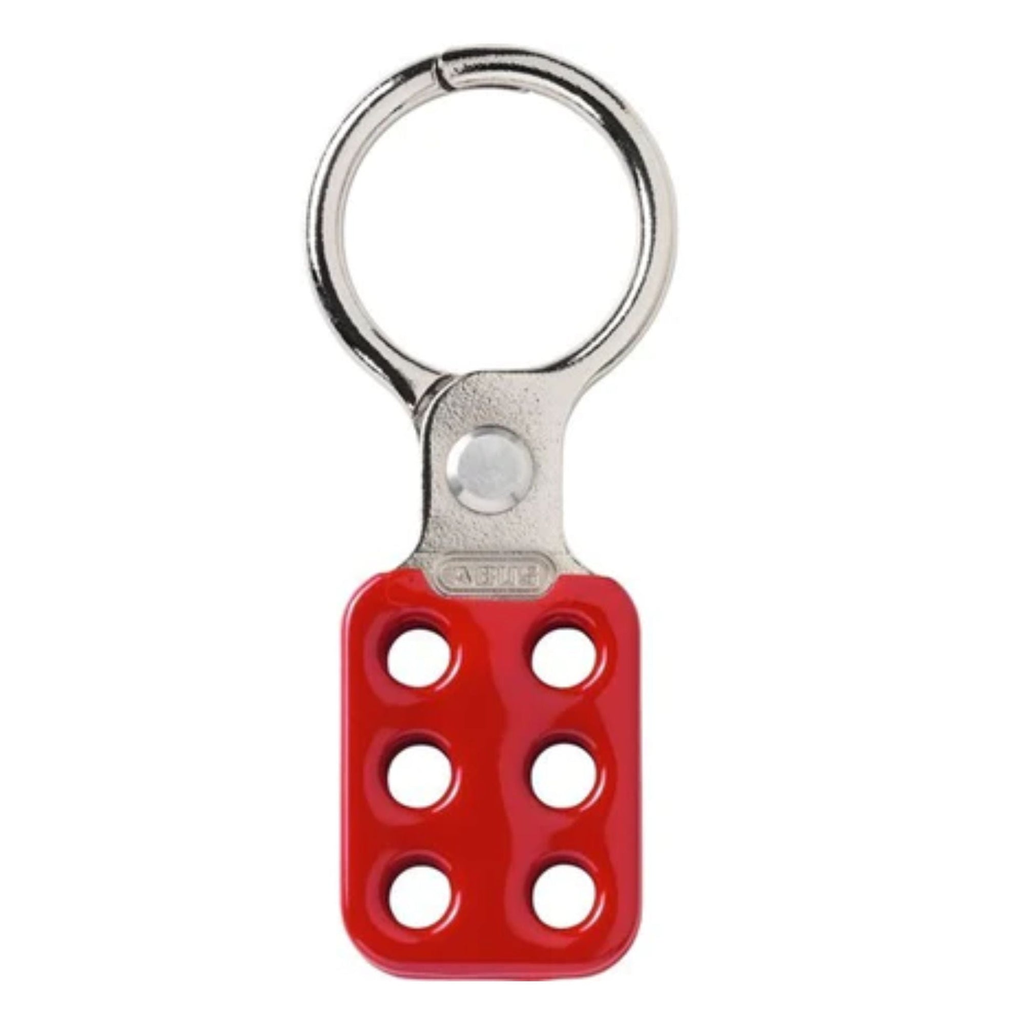 Abus AL0702 752 1-1/2" Inch Aluminum Safety Lockout Hasp Holds up to 6 Padlocks With 1.5" Opening Diameter - The Lock Source