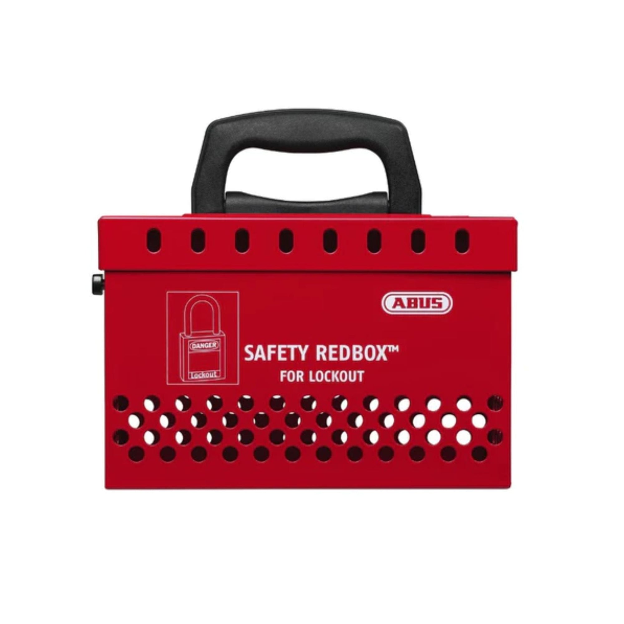 Abus B835RED Standard Redbox for Safety Lockout and Tagout Applications - The Lock Source