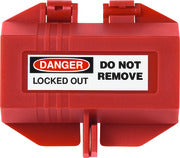 Abus P110 Electrical &amp; Switch Lockout Device Secures Plugs &amp; Couplers - The Lock Source