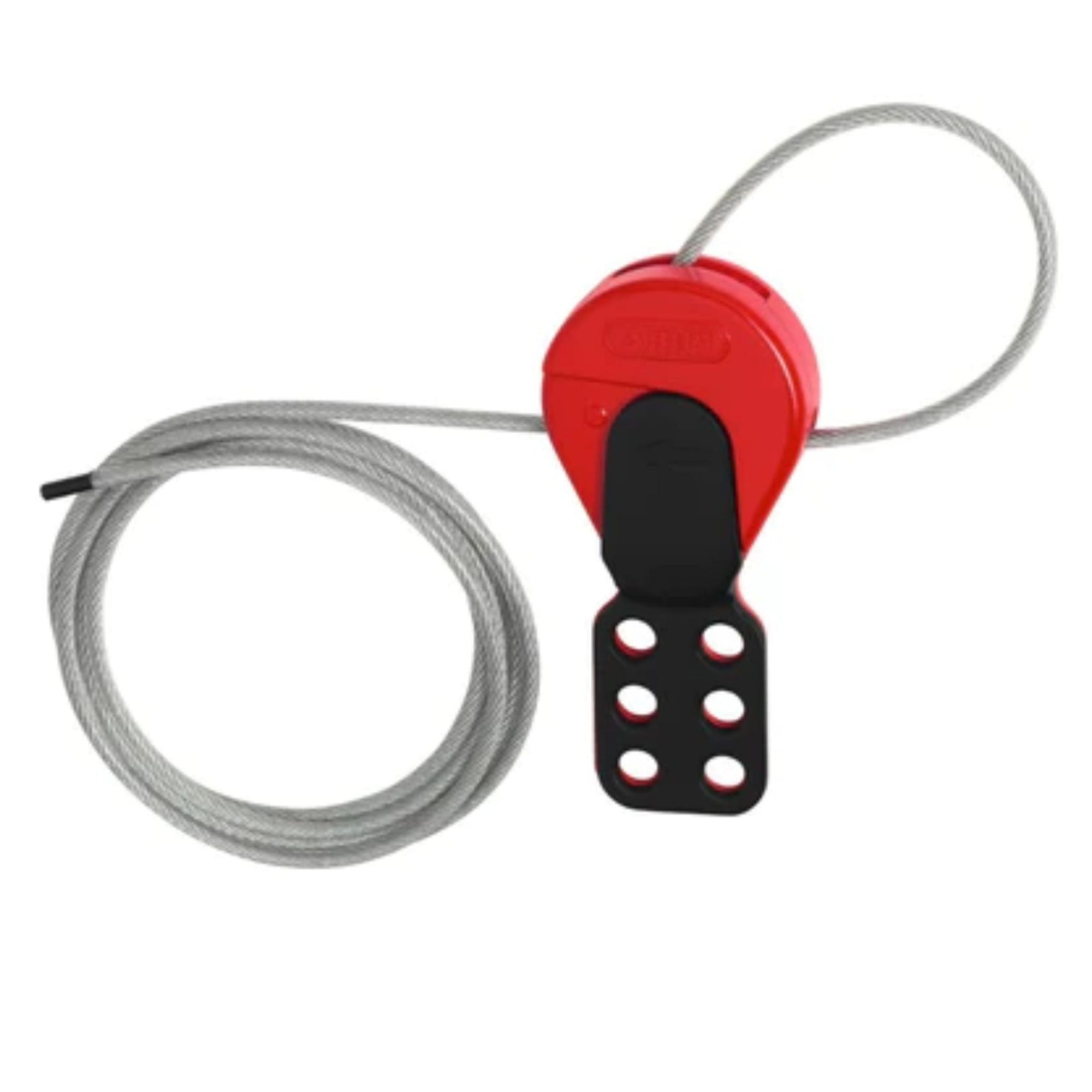 The Abus C506 Safelex 6-Foot Cable Holds Up to 6 Padlocks for Flexible Safety Lockout Cables - The Lock Source