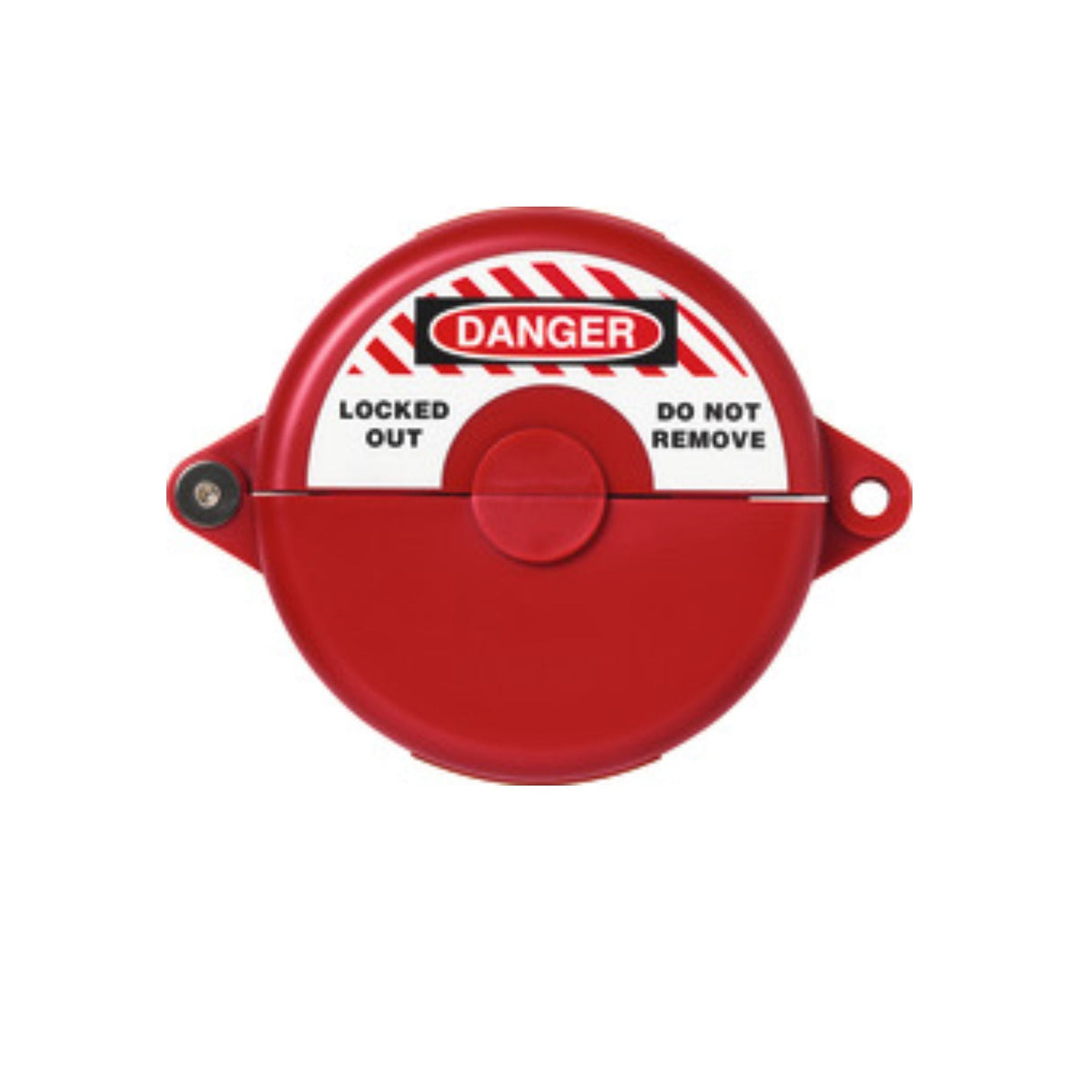 Abus V305 (00364) Red Gate Valve Lockout Device Fits Gate Valves from 2-1/2&quot; to 5-Inches in Diameter - The Lock Source