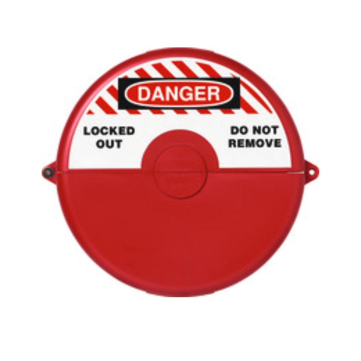 Abus V313 (00367) Red Gate Valve Lockout Device Fits Gate Valves from 10&quot; to 13-Inches in Diameter - The Lock Source