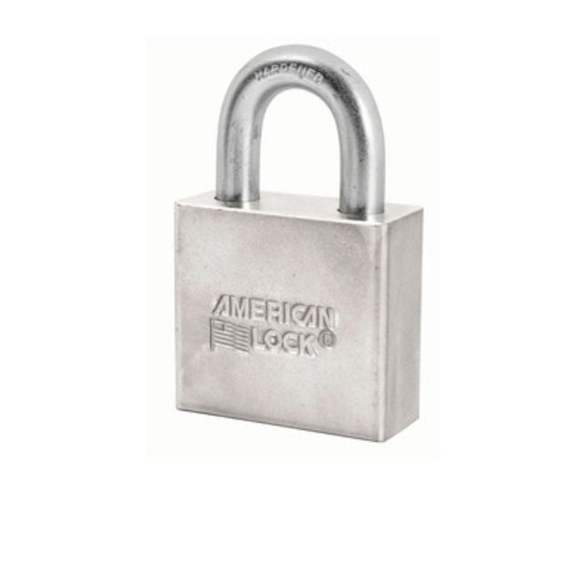 American Lock No. A50 Series Solid Steel Padlock Features 5-Pin Cylinder - The Lock Source