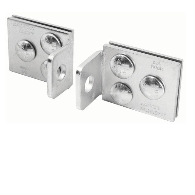 American Lock A535 Zinc-Plated Center Hole Hasps - The Lock Source