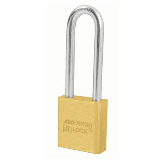 American Lock No. A22 Series Solid Brass 5-Pin Tumbler Padlock With 2-Inch Shackles - The Lock Source