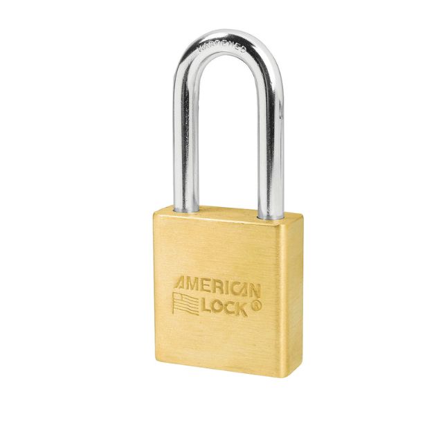American Lock No. A5561 Rekeyable Brass Padlock With 2-Inch Shackle - The Lock Source