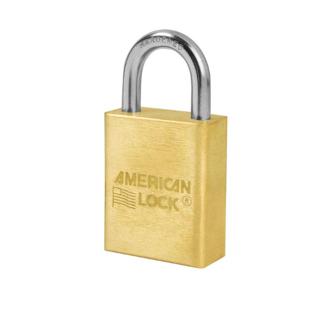 American Lock No. A6530 Series Solid Body Brass 6-Pin Rekeyable Padlock - The Lock Source