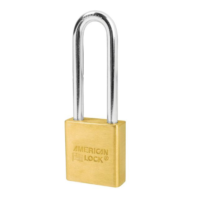 American Lock No. A6562 Series Brass Rekeyable 6-Pin Padlock Cylinder With 3-Inch Shackle - The Lock Source