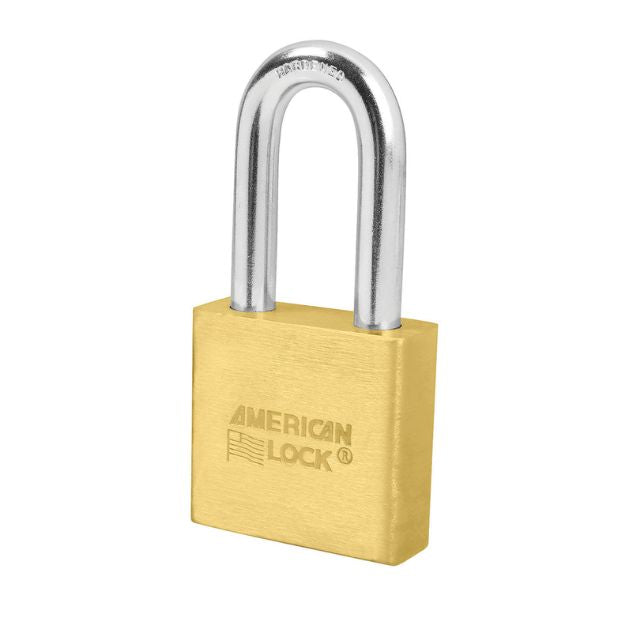 American Lock No. A6571 Series Brass 6-Pin Tumbler Rekeyable Padlock With 2-Inch Shackle - The Lock Source