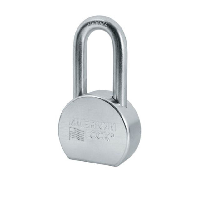 American Lock No. A703 Series Zinc Plated Steel Padlock With 2-Inch Shackle Height - The Lock Source