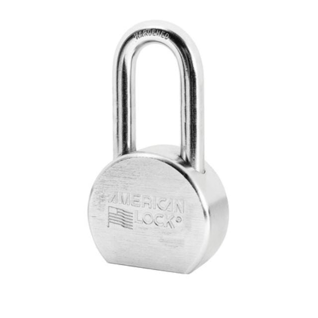American Lock No. A707 Series Chrome Plated Steel Padlock With 2-Inch Shackles - The Lock Source