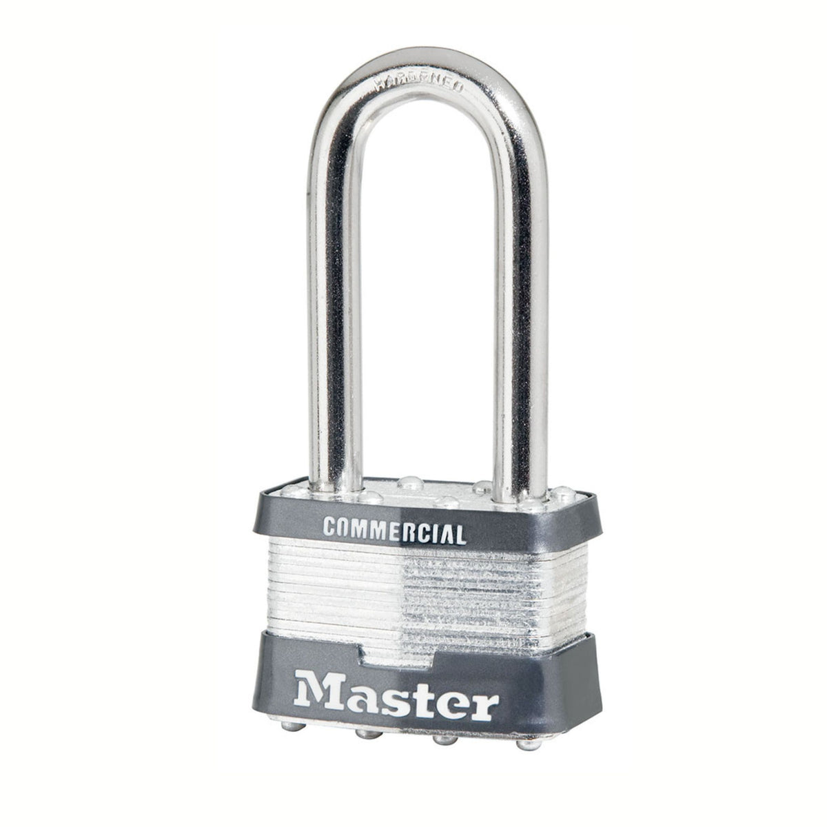 Master Lock 25MKLJ Laminated Steel Padlock Master Keyed (MK) With 2&quot; Shackle On W27 Keyway Cylinders - The Lock Source