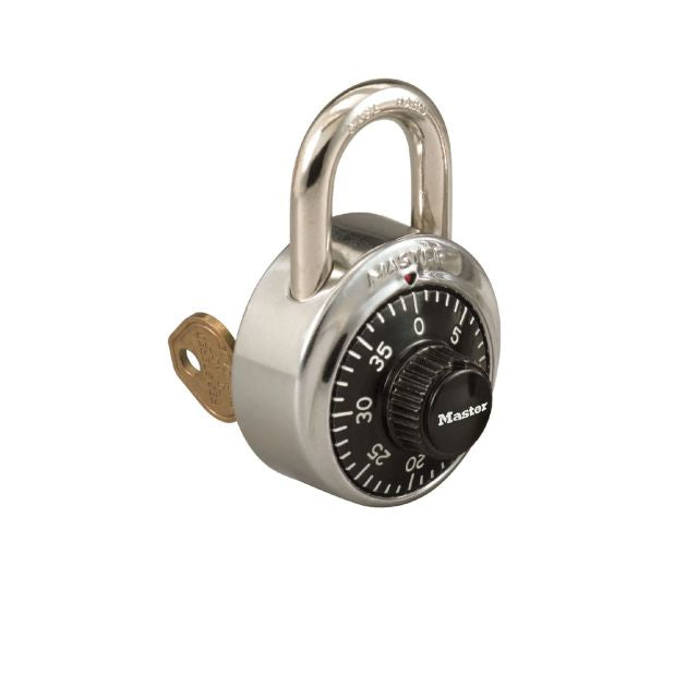 Master Lock 1525 V58 Combination Locker Padlock with Key Override - The Lock Source