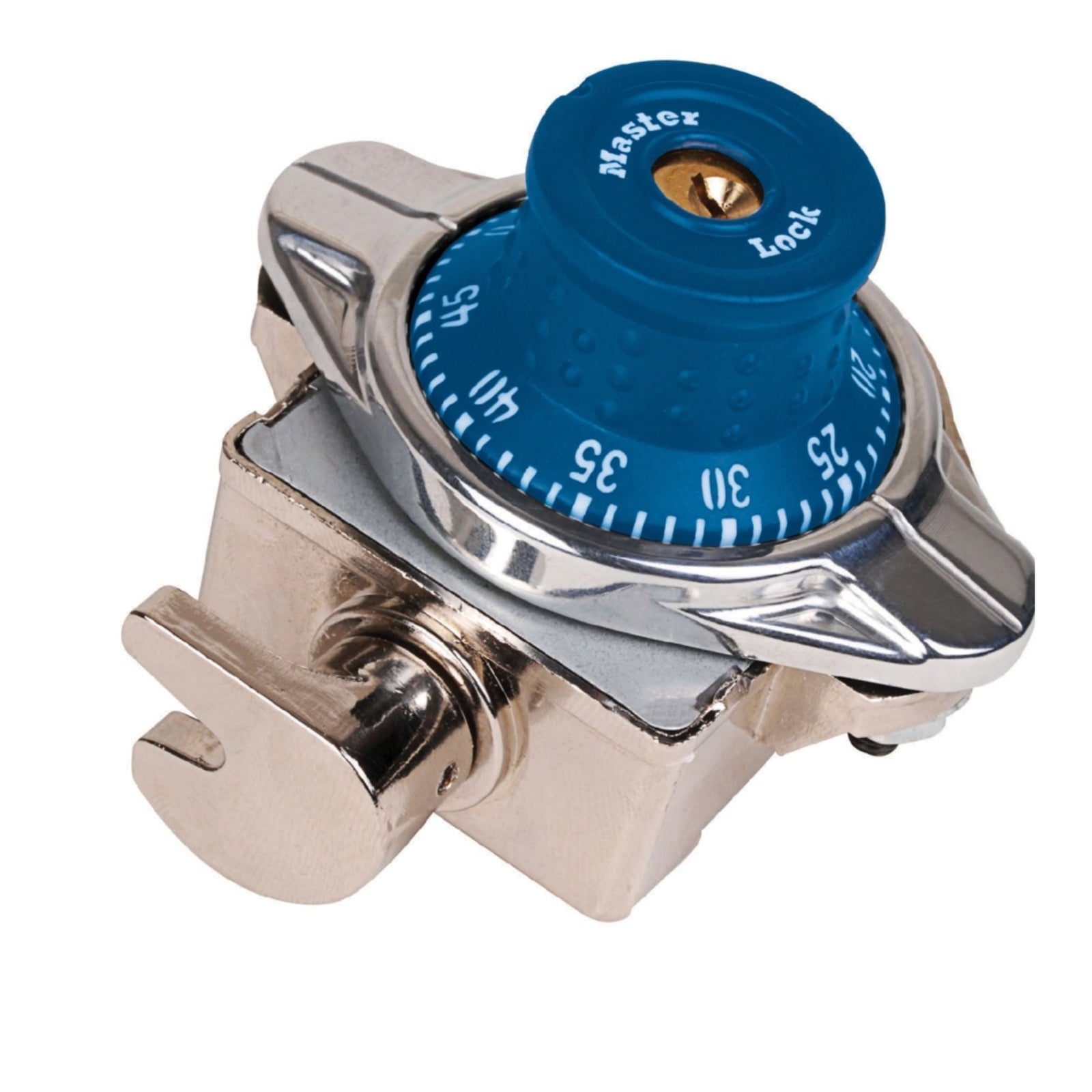 Master Lock 1690MDBLU Auto Locking Padlock for Wrap-Around Lockers - The Lock Source