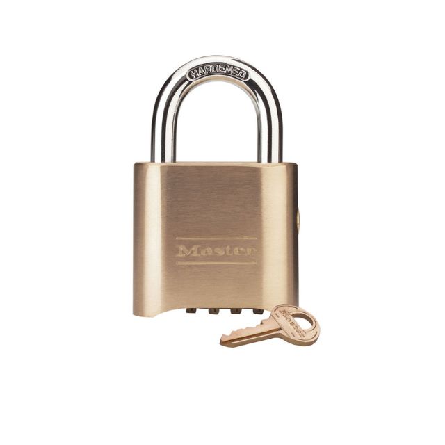Master Lock 176KA 2001 Set Your Own Combination Brass Locks - The Lock Source