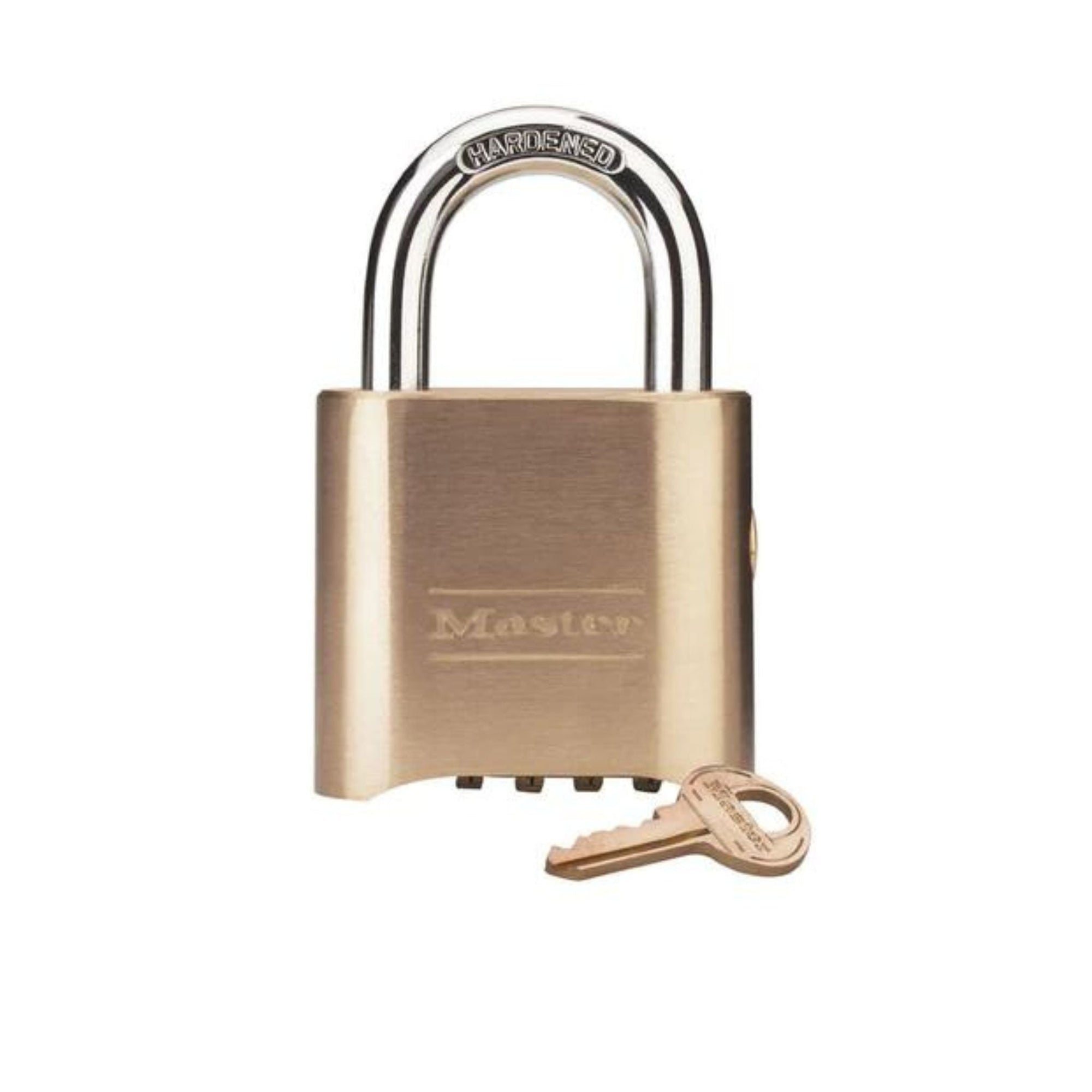 Master Lock 176KA P122 Lock resettable combination brass No. 176 Series Padlock Keyed to Match Existing Key Number KAP122 - The Lock Source