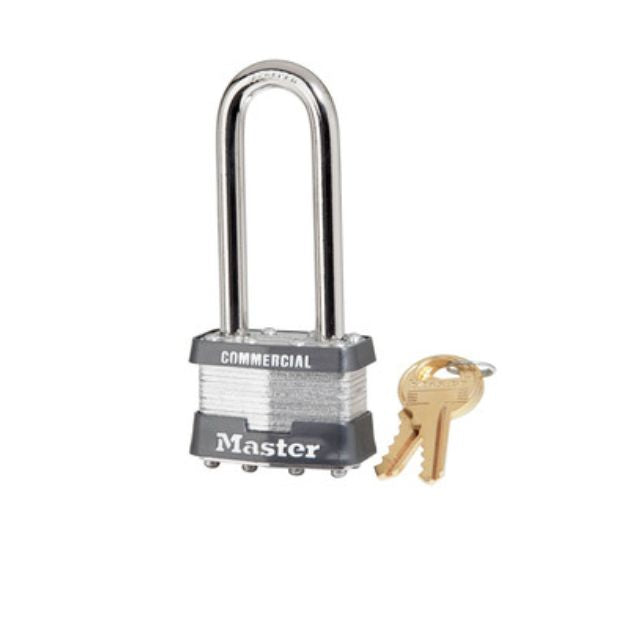 Master Lock 1MKLJ Padlock Laminated Steel Commercial Grade Master Keyed (MK) Locks with 2-1/2" Shackle - The Lock Source