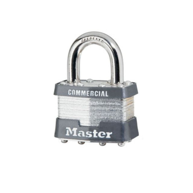Master Lock 21KA-19L616 Commercial Steel Padlock Keyed Alike to Match Existing Keys KA19L616 On W27 Cylinder - The Lock Source