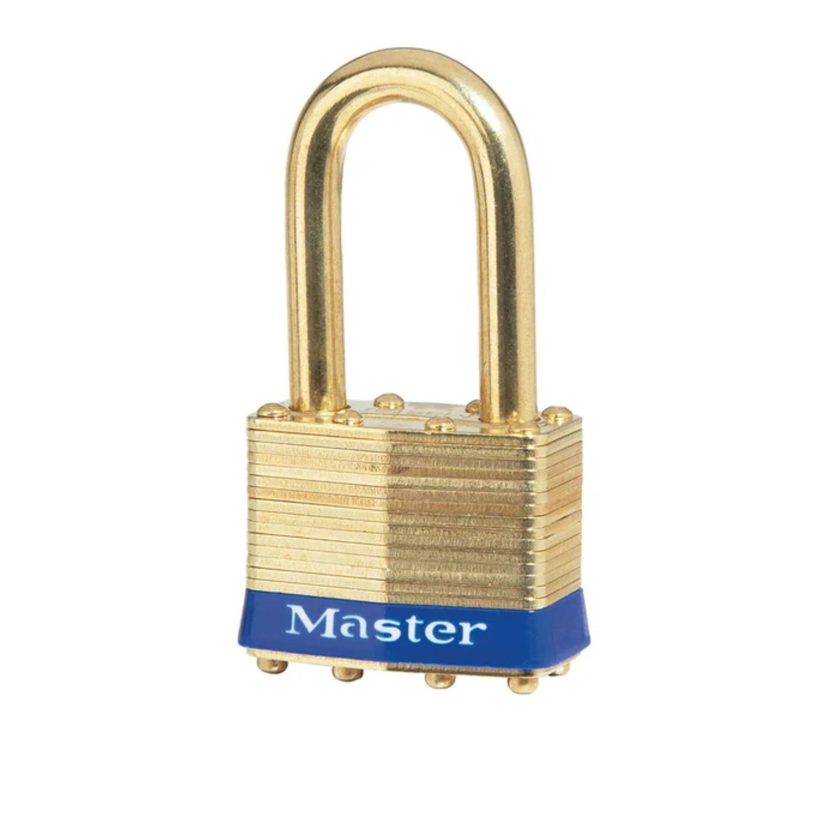 Master Lock No. 2NBLF Laminated Brass Commercial Grade Padlocks With Brass Shackle and Bump Stop Cylinder - The Lock Source