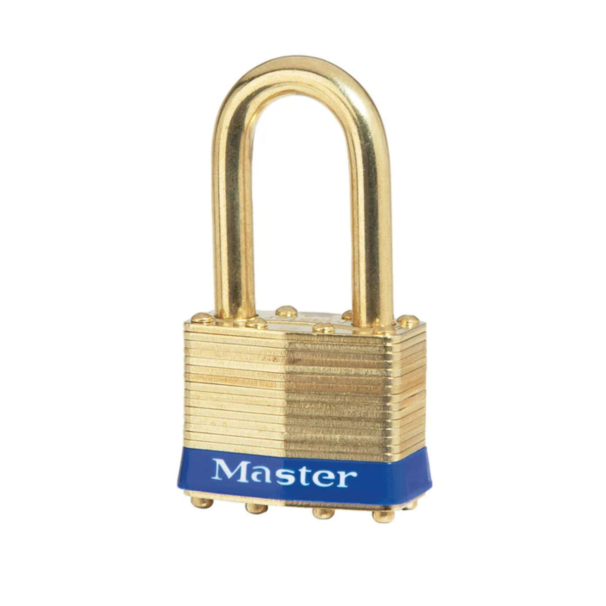 Master Lock No. 2BKALF Laminated Brass Commercial Grade Padlocks Keyed Alike With Brass Shackle - The Lock Source