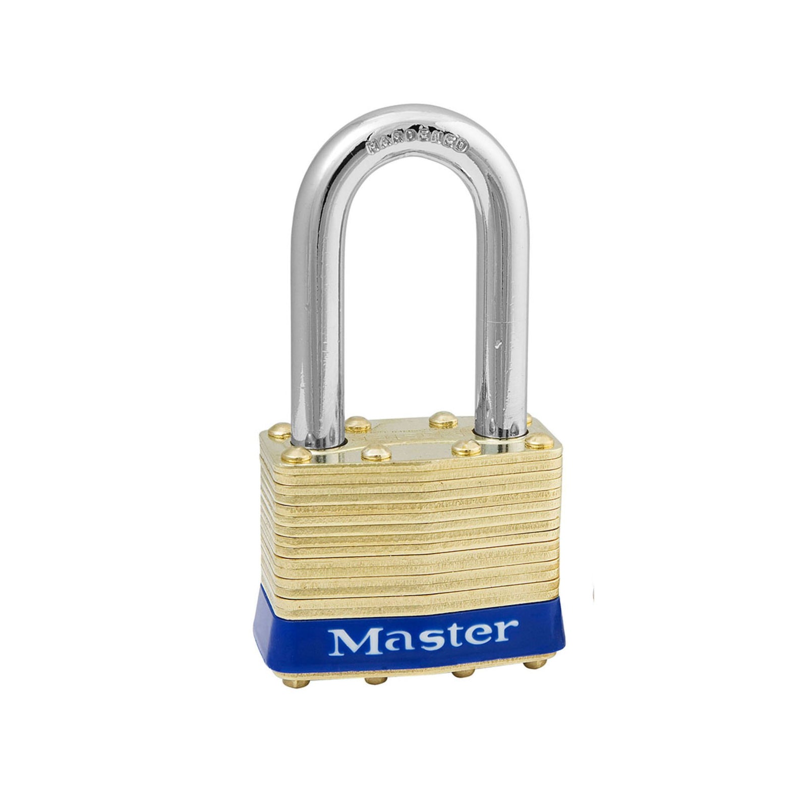 Master Lock 2KALF Padlock Laminated Brass Keyed Alike (KA) Commercial Grade Locks with 1-1/2" Shackle - The Lock Source