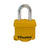 Master Lock 315KD Covered Yellow Padlock Laminated Steel Keyed Different (KD) - The Lock Source