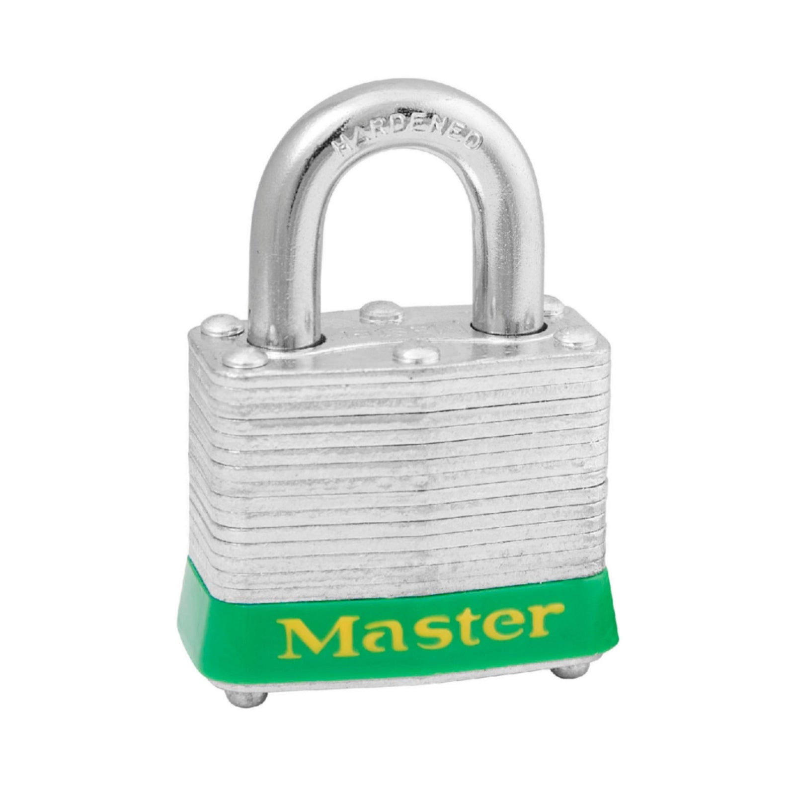 Master Lock No. 3GRN Laminated Steel Series Lockout Tagout Padlocks Keyed Alike With Green Bumper - The Lock Source
