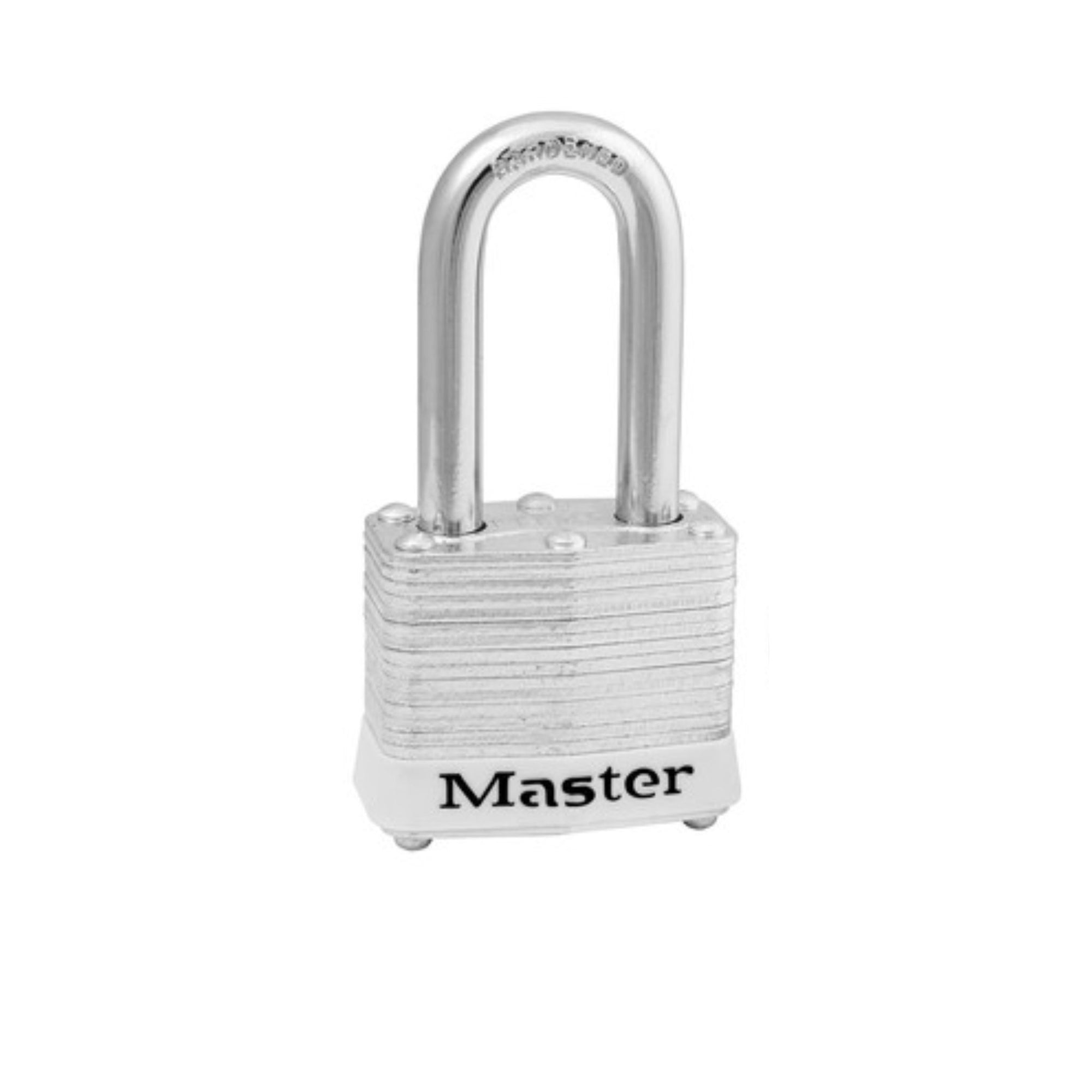 Master Lock 3KALFWHT Laminated Steel Padlock Keyed Alike With White Bumper - The Lock Source