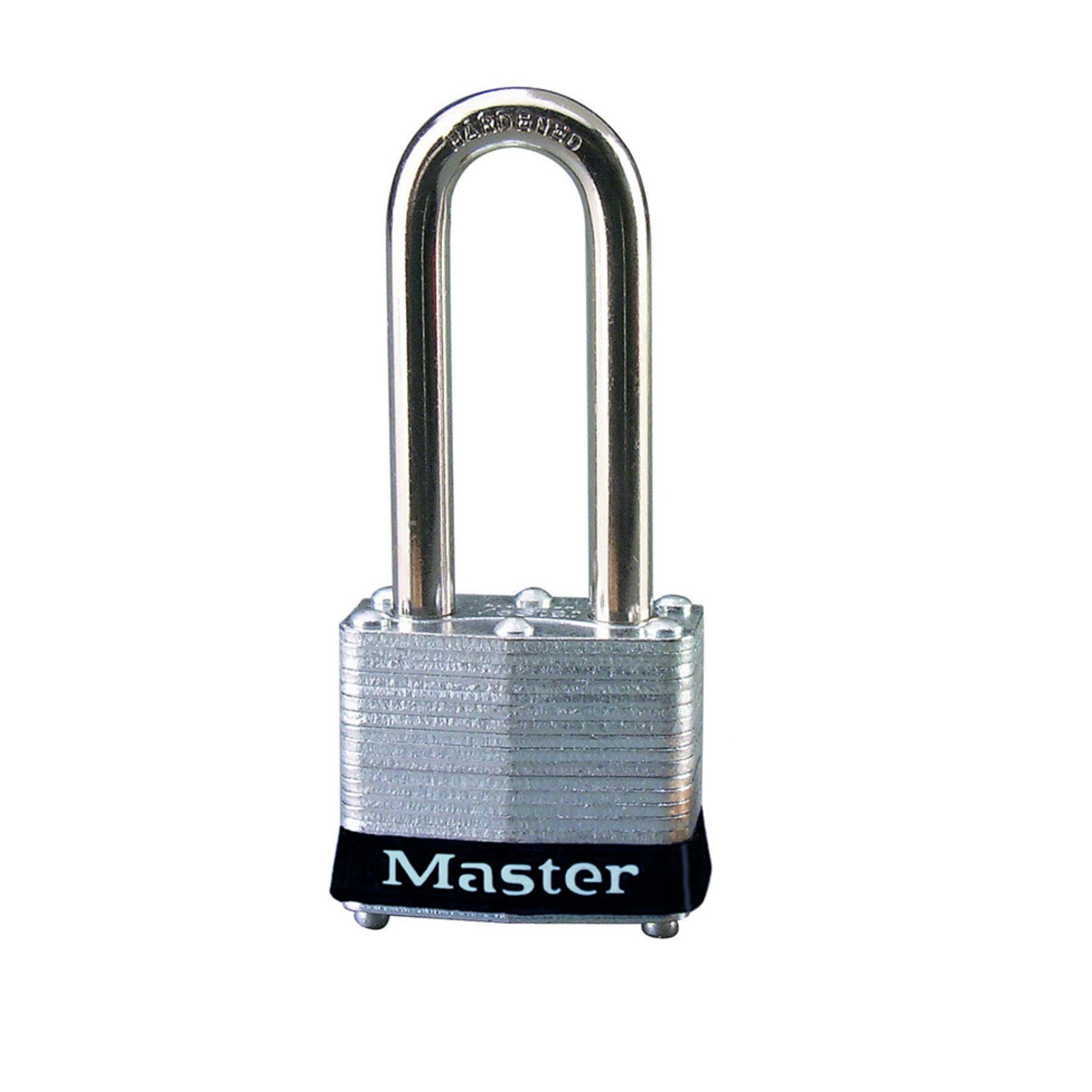 Master Lock 3KALHBLK Laminated Steel Padlock Keyed Alike With Black Bumper - The Lock Source