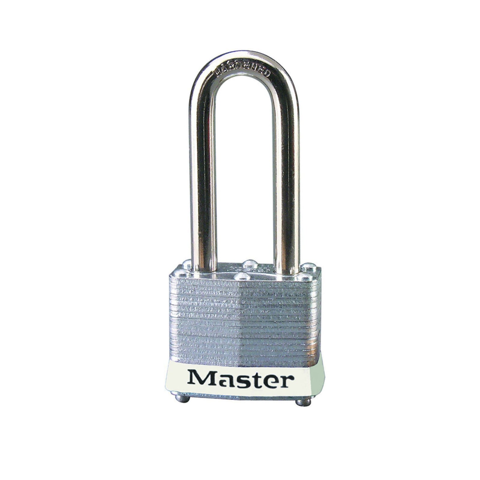 Master Lock 3KALHWHT Laminated Steel Padlock Keyed Alike With White Bumper - The Lock Source