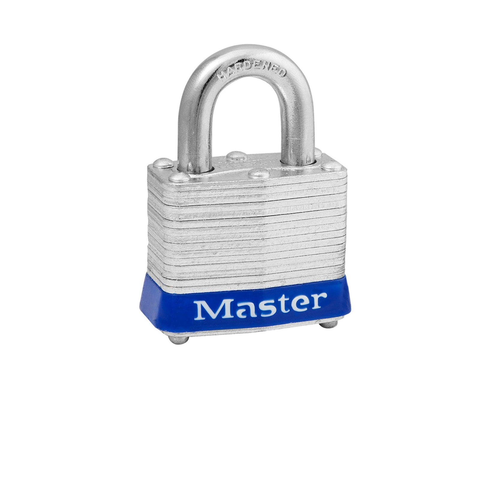 Master Lock No. 3BLU Laminated Steel Series Lockout Tagout Padlocks Keyed Alike With Blue Bumper - The Lock Source