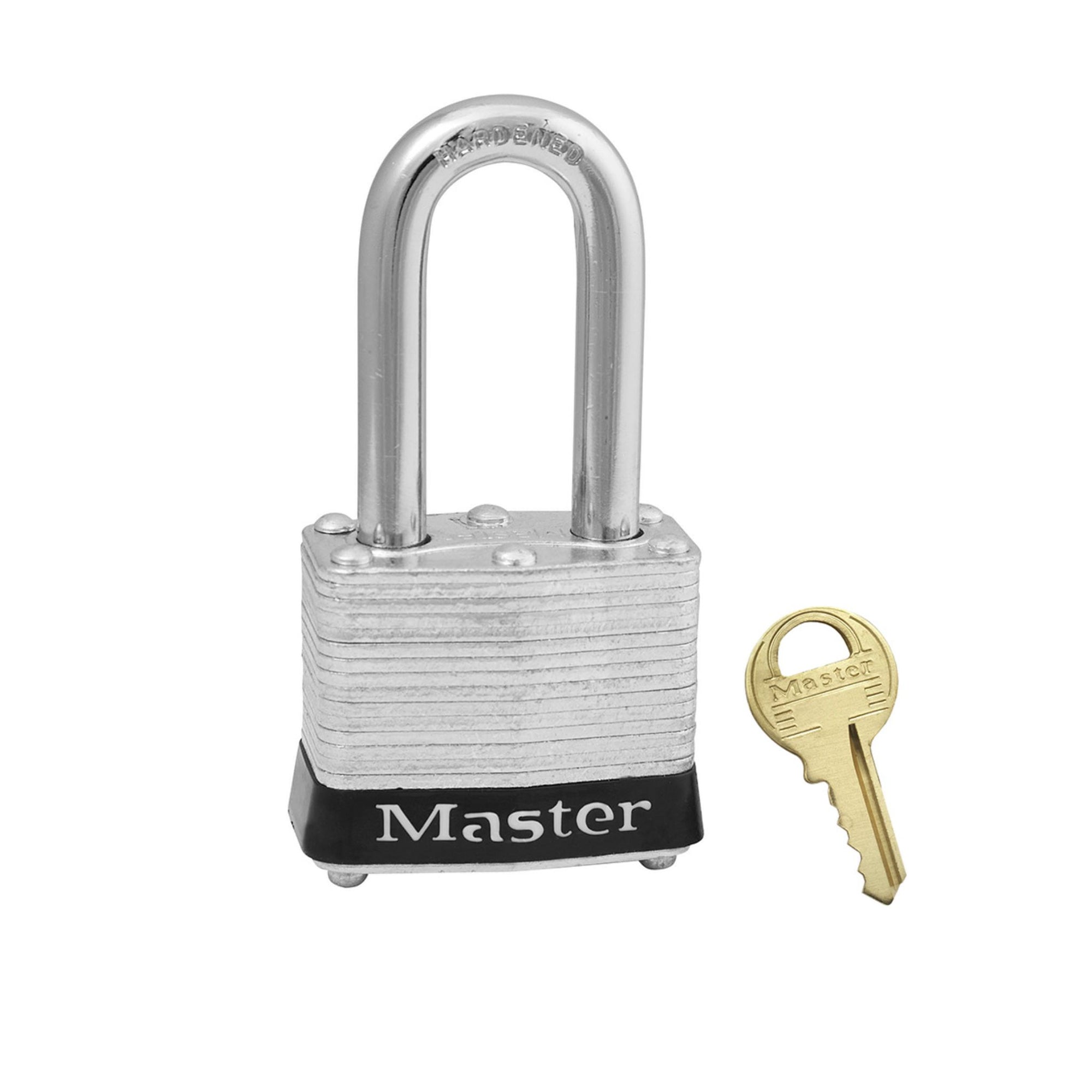 Master Lock 3MKRED Master Keyed Lockout Tagout Padlock Has Bright Red Bumper - The Lock Source