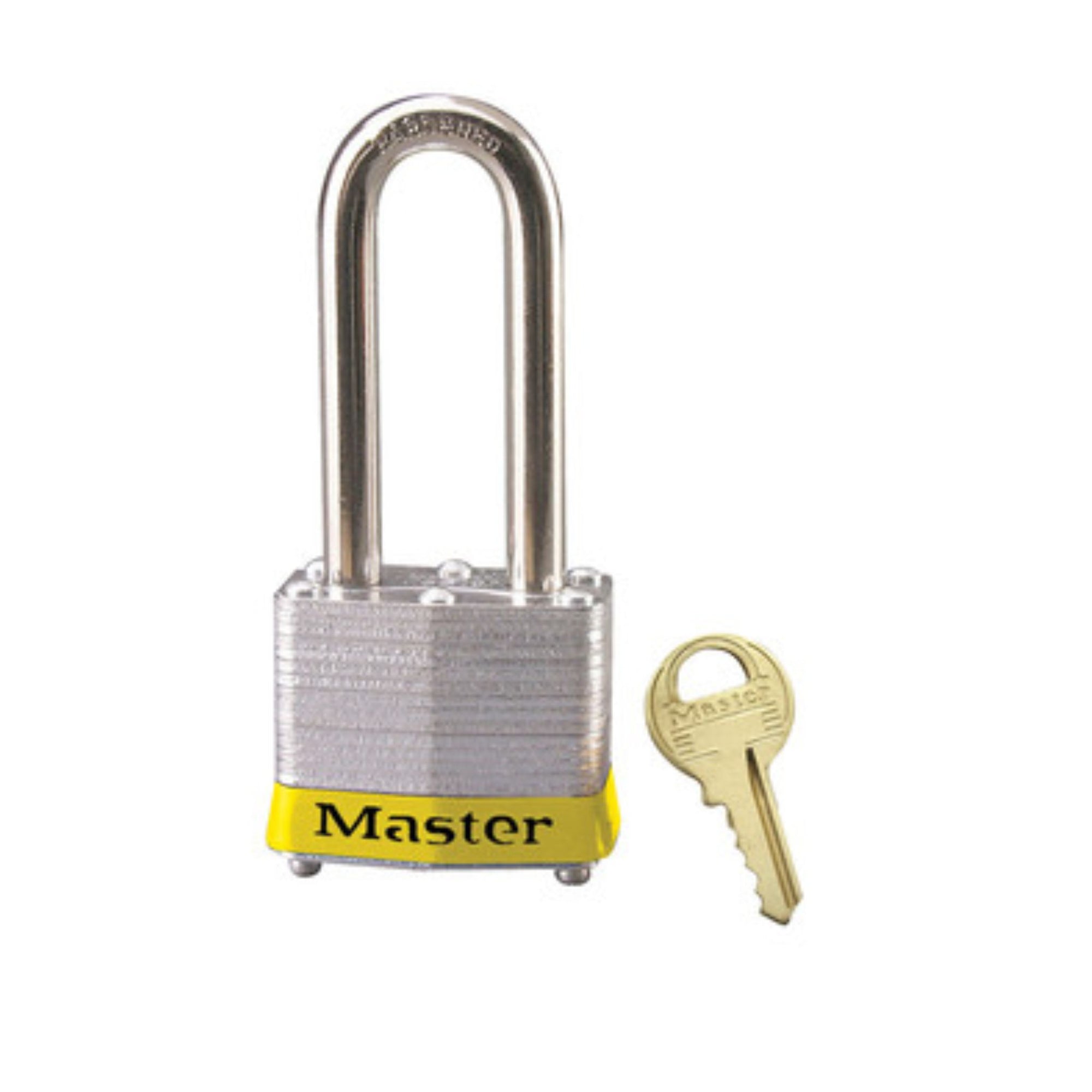 Master Lock 3MKWHT Master Keyed Lockout Tagout Padlock Has Bright White Bumper - The Lock Source