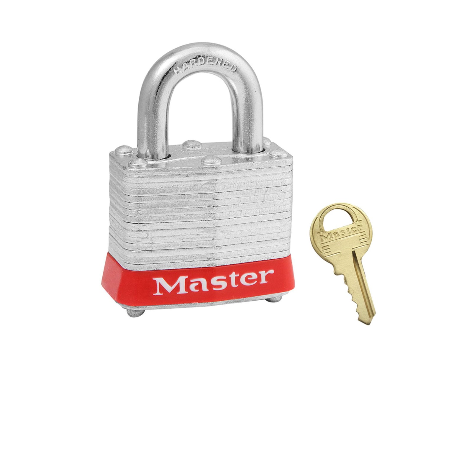 Master Lock No. 3RED Red Bumper Safety Padlock Keyed Different - The Lock Source