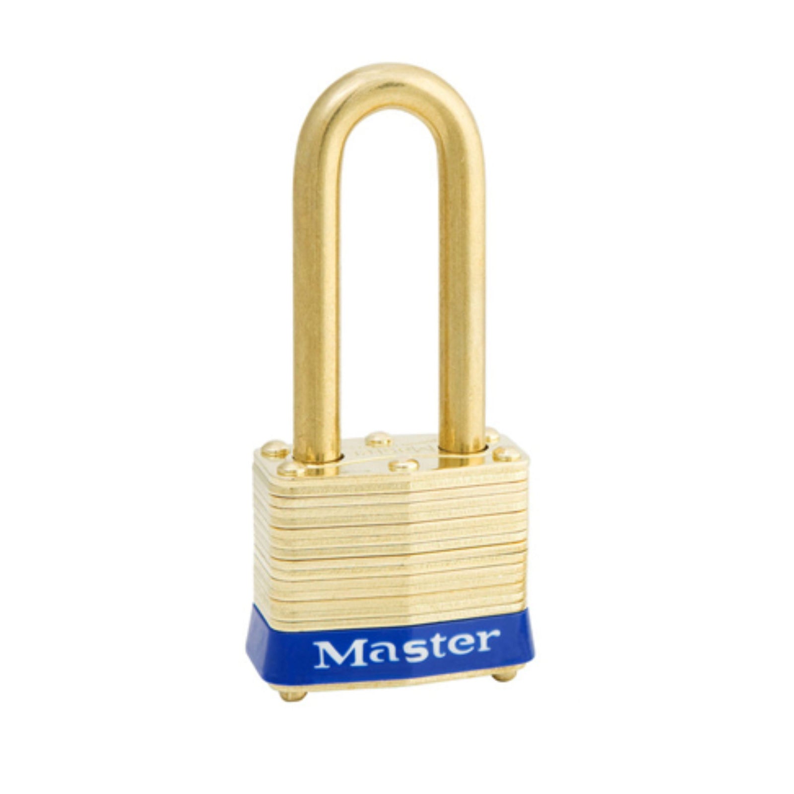 Master Lock 4BMKLH Laminated Brass Shackle Padlocks Master Keyed (MK) Locks with 2-Inch Shackle - The Lock Source