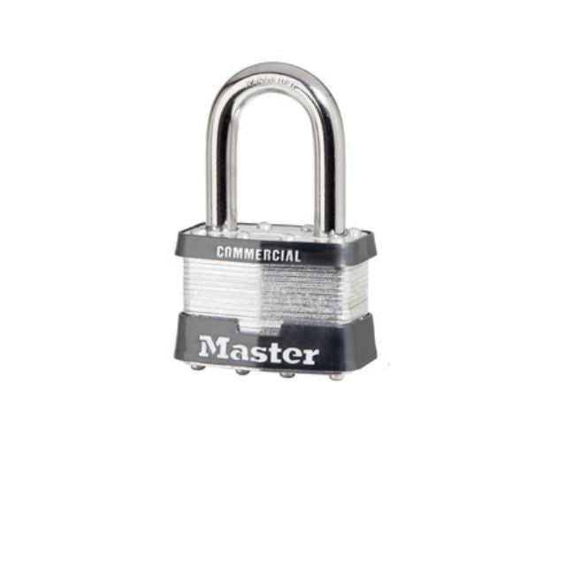 Master Lock 5MKLF-JB Master Keyed Padlocks with 1-Inch Shackle Pre-Keyed to Existing MK System #JB - The Lock Source