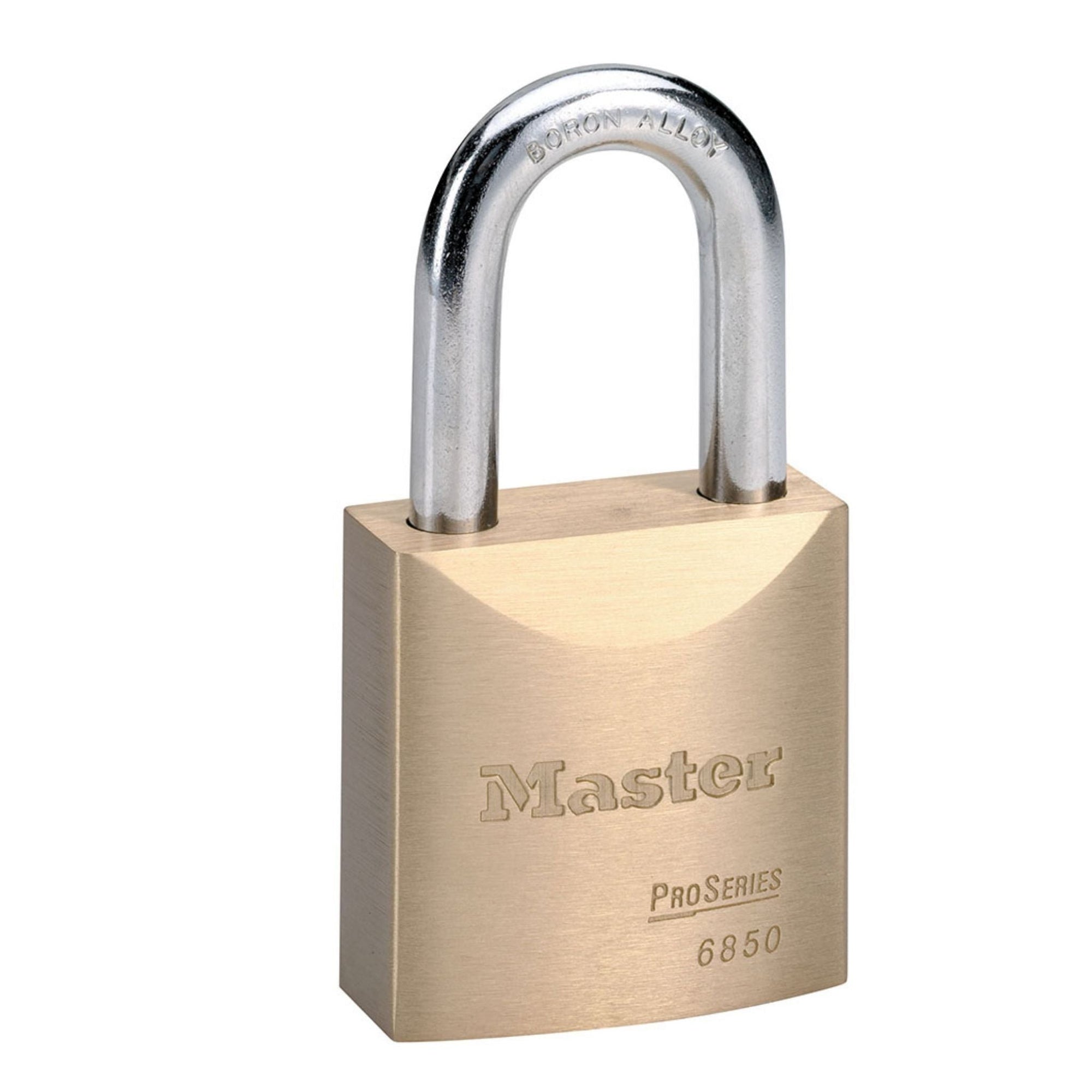 Master Lock 6850KA 21G635 Pro Series Brass Padlock Keyed Alike KA21G635 Locks with 2.5-Inch Shackle - The Lock Source