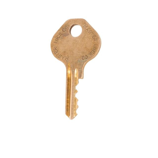 Master Lock K1630-F128 Control Key for No. 1600-Series Locker Padlock Matched to Existing Key Number KA F128 - The Lock Source