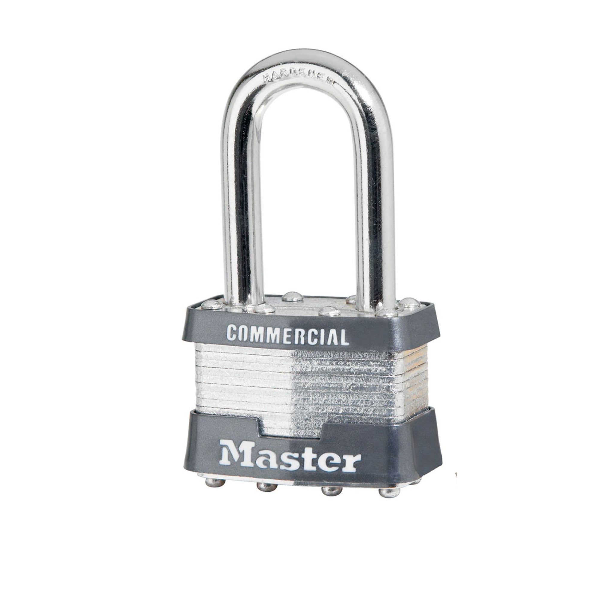The Master No. 1KALF Series Laminated Steel Padlock Is Keyed Alike 1.5-Inch Shackle - The Lock Source